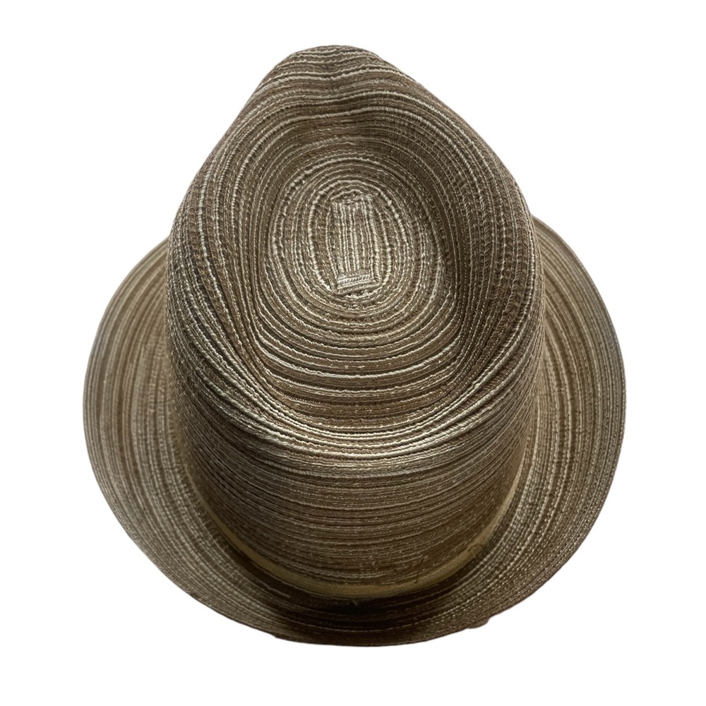 Four Buttons San Diego co,tan,cream, Beige,multi colored,Fedora,sun hat,one size - Picture 3 of 6